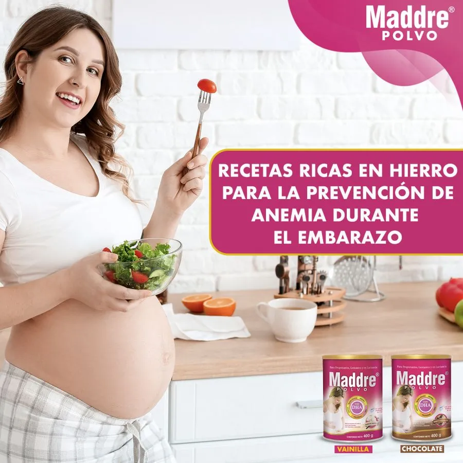 Opciones de recetas ricas en hierro para prevenir la anemia durante el embarazo