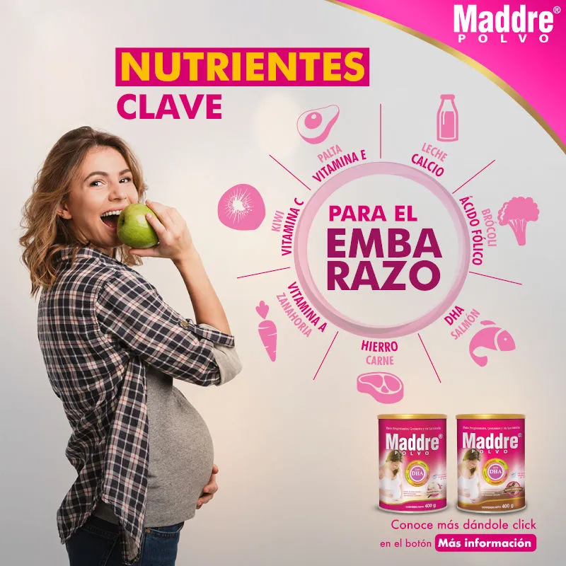 Nutrientes clave para el embarazo