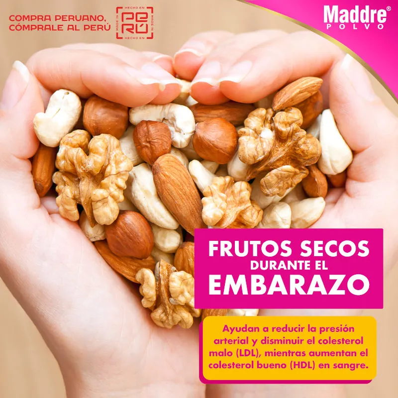 Frutos secos durante el embarazo